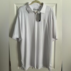 Men's White Polo Shirt golf shirt cutter and buck leatherstocking country club
